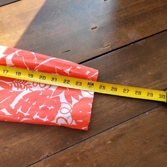 Talbots Casual Cotton Blazer Pineapple Paradise Print Orange White sz 16 Coastal - Picture 11 of 12